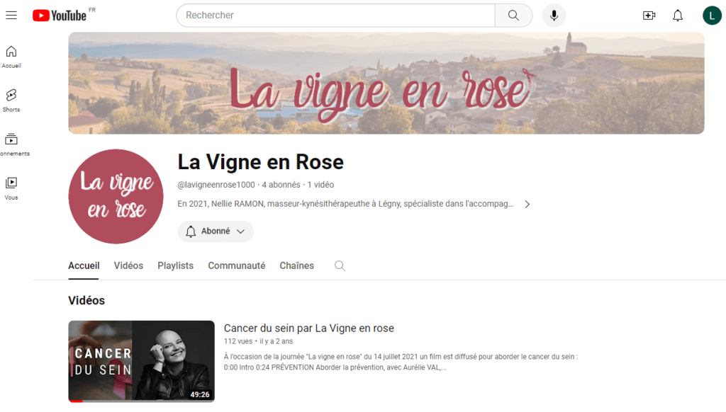 Header youtube de l'association La vigne en rose qui soutient la lutte contre le cancer du sein. Création par LR Studio
Création d'affiches dans le cadre d'Octobre rose
